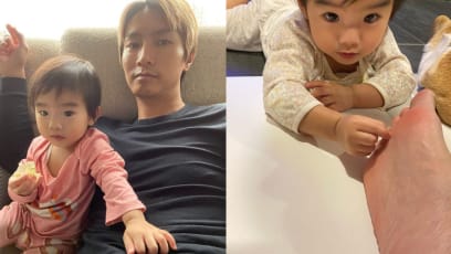 This Hongkong Singer Got Slammed For Letting His Baby Daughter Pick Dead Skin Off His Feet