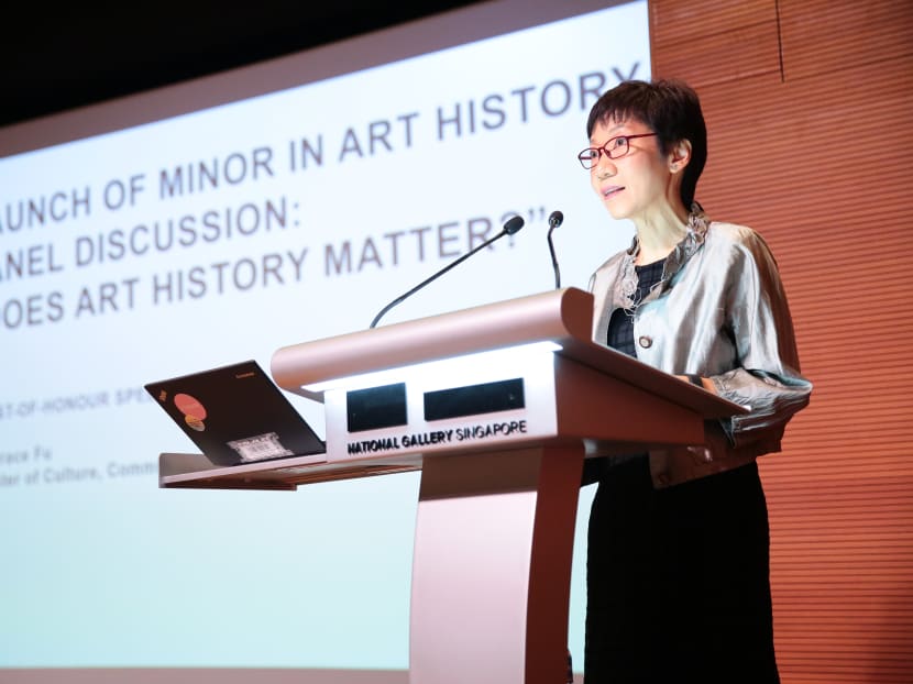 Ms Grace Fu, Minister for Culture, Community and Youth, launched a new Minor in Art History programme at the National University of Singapore (NUS). The programme is jointly offered by NUS and National Gallery Singapore. Photo: National University of Singapore