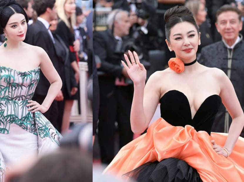 Fan bingbing top red dress
