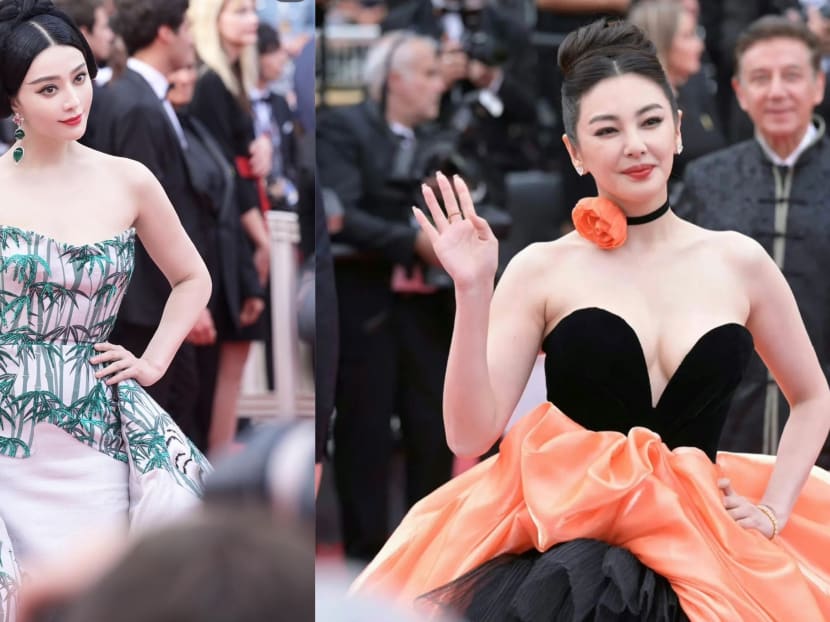 Chinese stars Fan Bingbing and Kitty Zhang steal the spotlight on Cannes red carpet