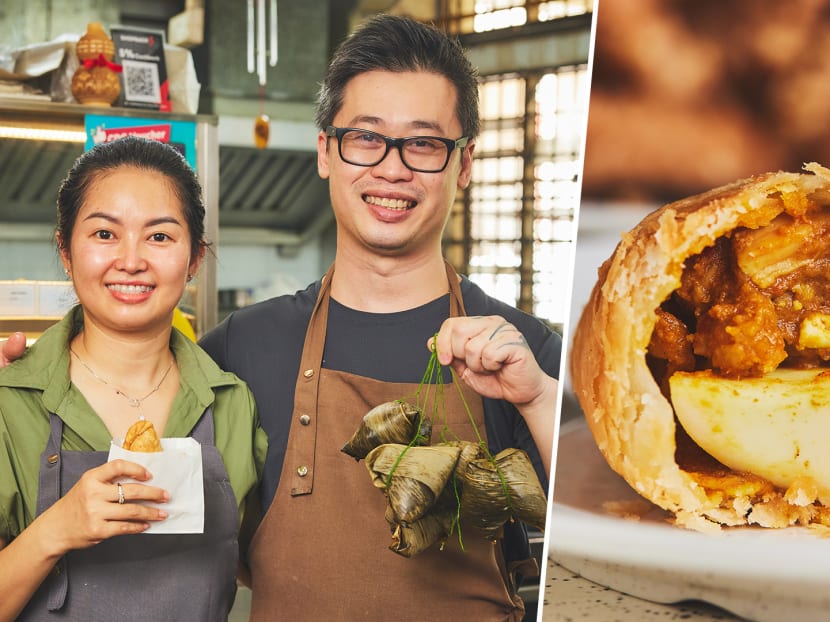 Popular Curry Puff & Bak Chang Home-Based Biz Opens Hawker Stall, Luscious $3.20 Pork Belly Glutinous Rice Among New Dishes
