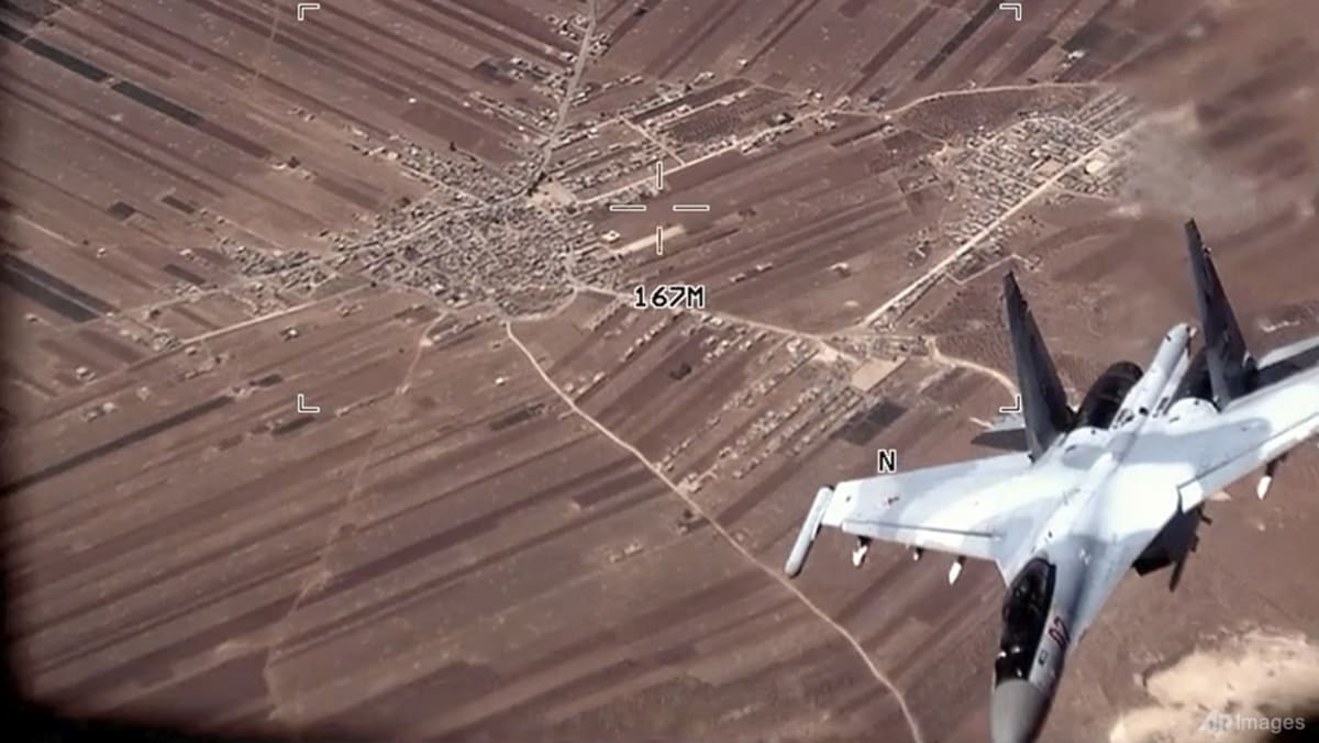 US releases video of Russian fighter jets ‘harrassing’ American drones over Syria US releases video of Russian fighter jets ‘harrassing’ American drones over Syria