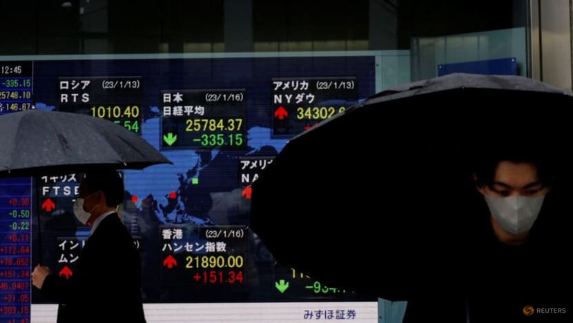 Asia shares slip ahead of expected weak China economic data Asia shares slip ahead of expected weak China economic data