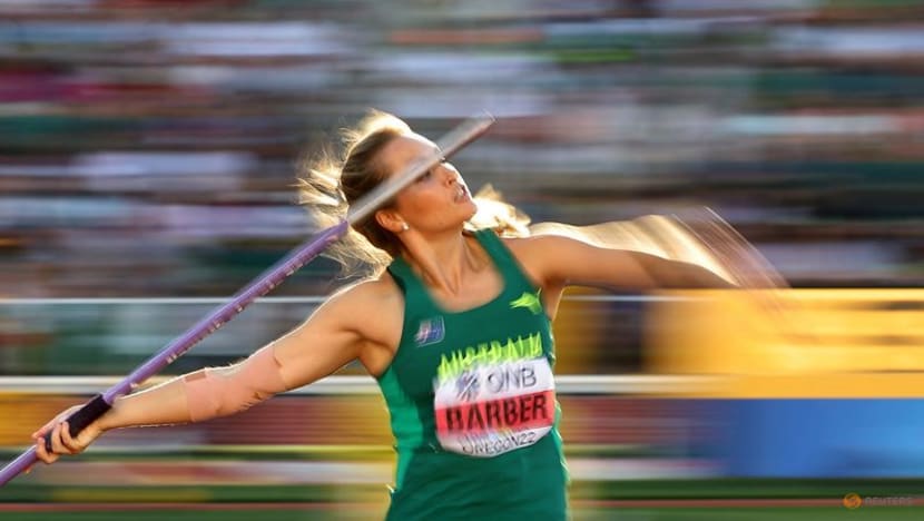 Barber retains javelin title with world-leading throw Barber retains javelin title with world-leading throw