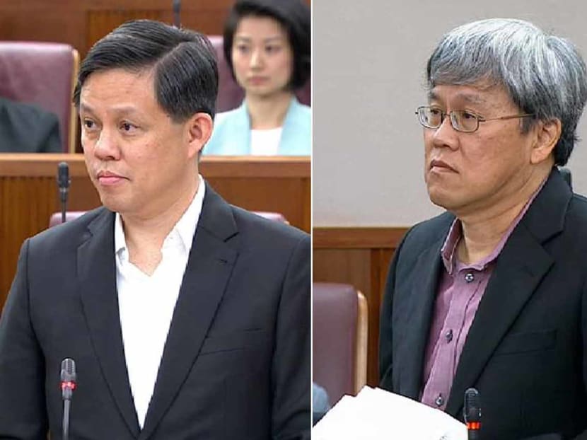 Trade and Industry Minister Chan Chun Sing and Workers’ Party (WP) Hougang Member of Parliament (MP) Png Eng Huat had a fiery exchange lasting nearly 30 minutes in Parliament on Tuesday about the People’s Association’s (PA) lapses in procurement and management of welfare assistance schemes.