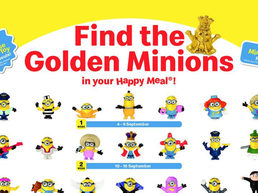 Minions sales mcdonalds toys