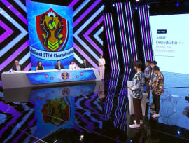 This year's National STEM Championship was won by Anglo-Chinese School (Independent). Photos: Mediacorp 