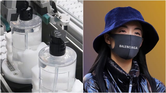 时尚圈助抗疫　YSL、Balenciaga生产医疗口罩