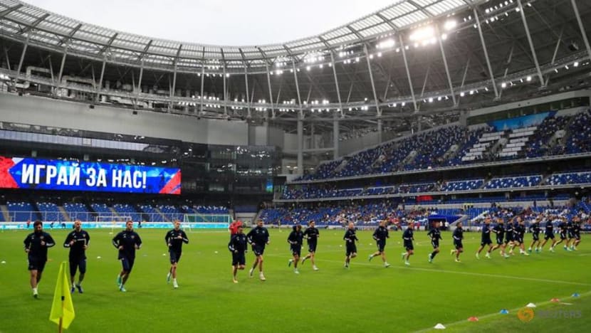 Soccer-Russia aim for knockout stage at Euro, says sports minister Soccer-Russia aim for knockout stage at Euro, says sports minister