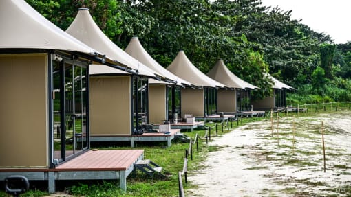 What it's like to go glamping at Lazarus Island for a quick, relaxing break from the city