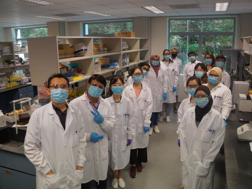 The team of researchers at Tychan, the biotech company that developed an antibody drug for Covid-19.