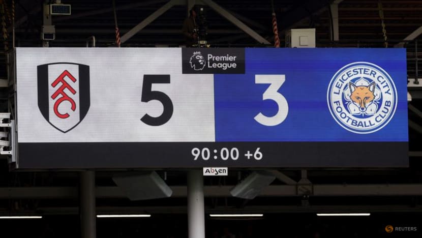Leicester's relegation worries deepen after 5-3 loss at Fulham