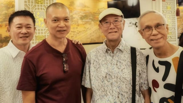 Xie Shaoguang attends Mid-Autumn Festival gathering along with many former actors