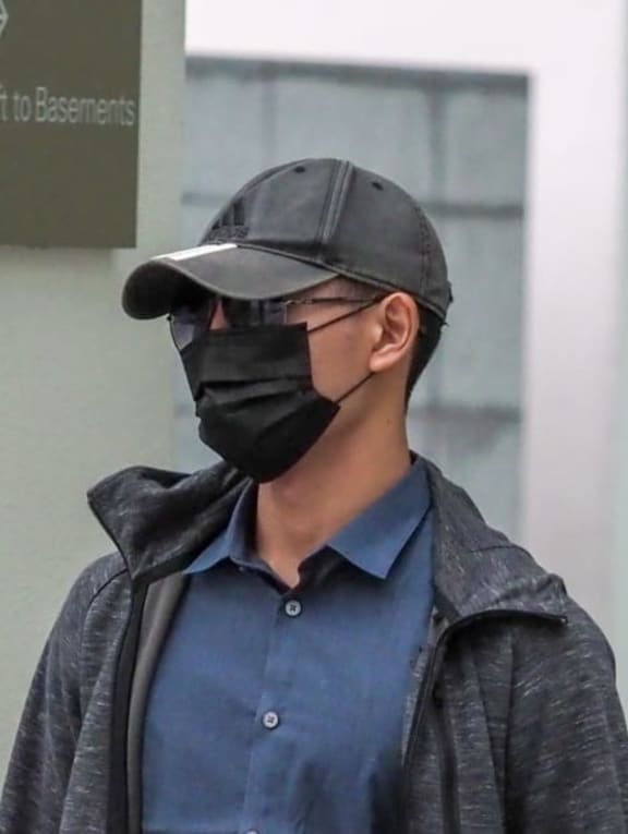 Lee Yan Ru leaving the State Courts in April 2021.