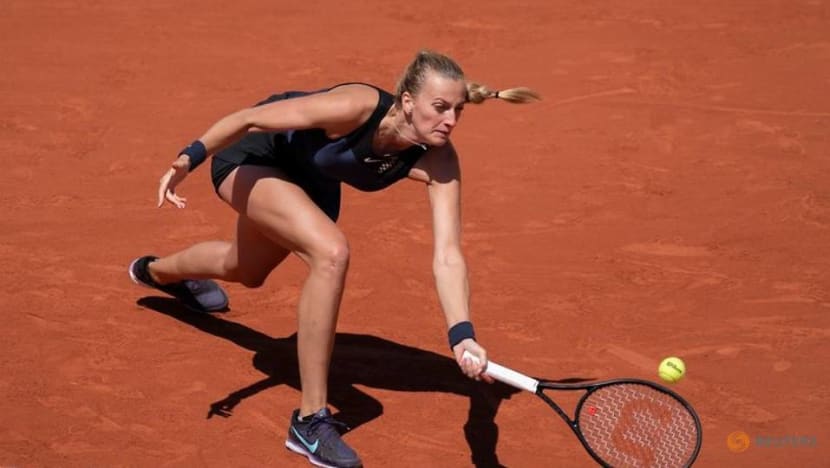 Tennis-Kvitova saves matchpoint to reach second round Tennis-Kvitova saves matchpoint to reach second round