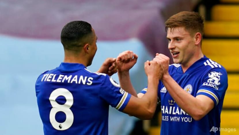 Football: Leicester go second with 2-1 win over Villa Football: Leicester go second with 2-1 win over Villa