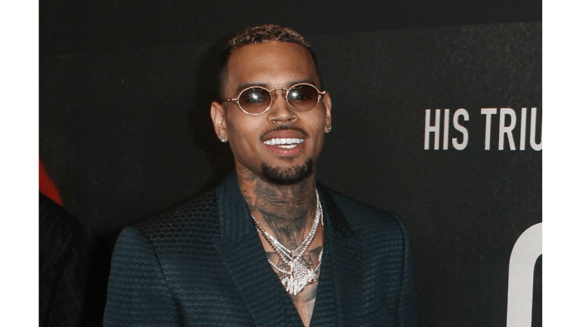 Police tried to shut down Chris Brown's yard sale