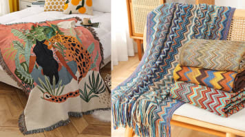 Turn Your Living Room Into A Cosy Hangout Space With Some Throw Blankets From $15