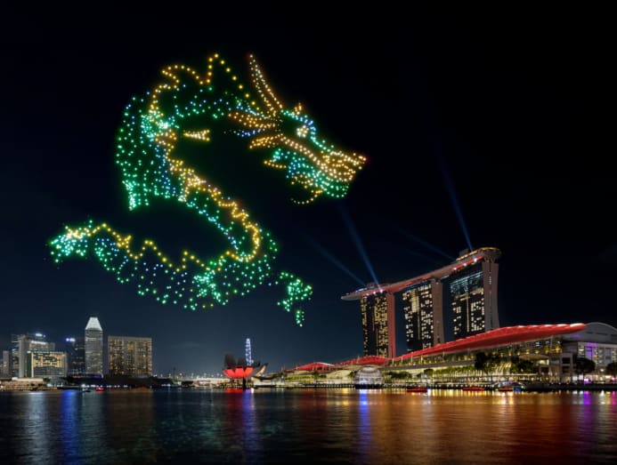 Singapores Dazzling Dragon Themed Decor Delight for Chinese New Year