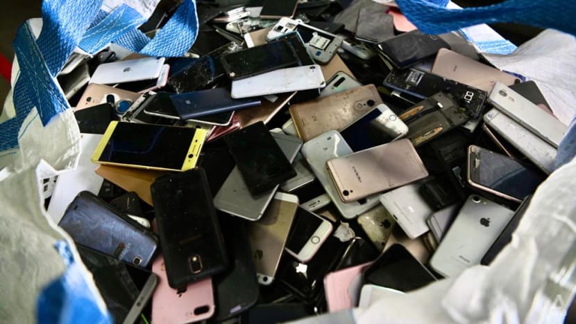 What happens to your old mobile phones after you put them in e-waste bins