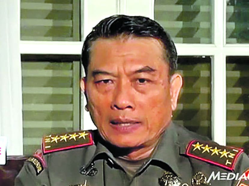 General Moeldoko told Channel NewsAsia that the Indonesian military had meant no ill-will, and had not intended to stir up emotions in Singapore. PHOTO: CHANNEL NEWSASIA