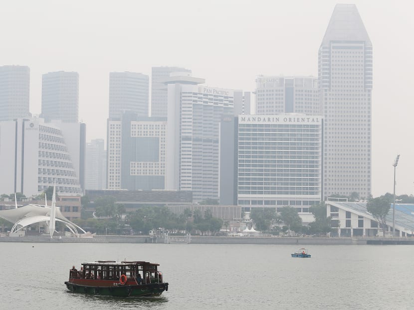 Haze in Singapore in October 2015. Photo: Don Wong/TODAY