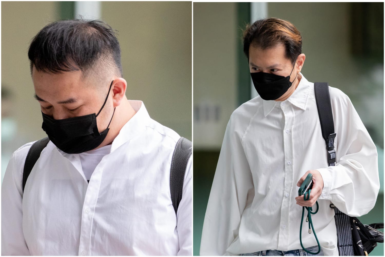Goh Suet Hong (left) and Neo Wei Meng (right) indicated that they will file appeals against their convictions and sentences for outraging the modesty of a male driver. Goh Suet Hong (left) and Neo Wei Meng (right) indicated that they will file appeals against their convictions and sentences for outraging the modesty of a male driver.