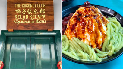 Hawker Sells $1.50 Chendol Using Coconut Club Restaurant’s Atas Coconut Milk
