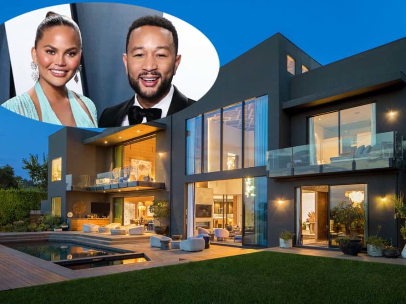 John Legend and Chrissy Teigen listed the seven-bedroom Beverly Hills property last August,