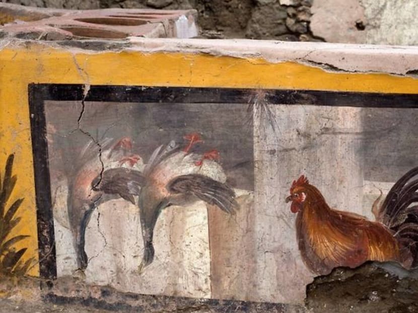 Archaeologists uncover ancient street food shop in Pompeii Archaeologists uncover ancient street food shop in Pompeii