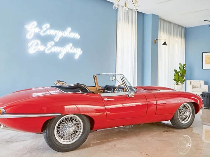 Home Tour: This house in Singapore features a vintage car as a centrepiece
