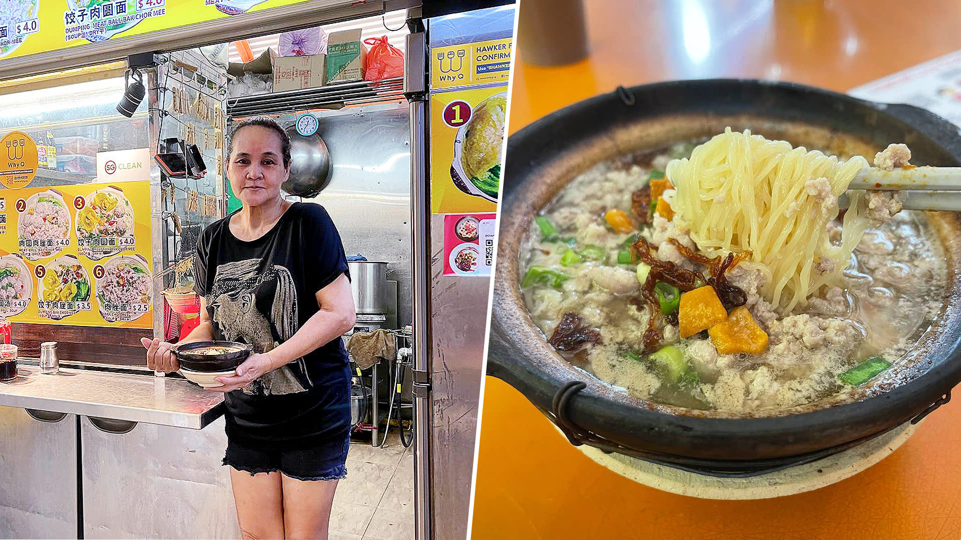 Despite Slow Biz, Maxwell Hawker Sells $2.50 Soupy Claypot Bak Chor Mee To Cater To Seniors Despite Slow Biz, Maxwell Hawker Sells $2.50 Soupy Claypot Bak Chor Mee To Cater To Seniors