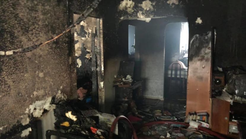 Teenager, firefighter suffer burns in Woodlands fire Teenager, firefighter suffer burns in Woodlands fire