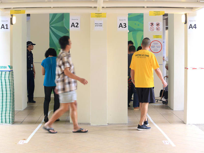 Voters are advised not to bring along items such as sharp objects, flammable liquids or gas, as well as bulky items or big bags. Those carrying bags and other belongings into the polling stations will be subjected to security checks, said the police. Voters are advised not to bring along items such as sharp objects, flammable liquids or gas, as well as bulky items or big bags. Those carrying bags and other belongings into the polling stations will be subjected to security checks, said the police.
