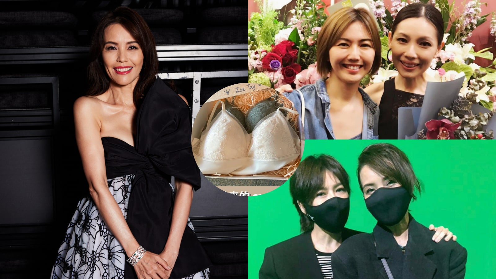 Zoe Tay Gives Bras To Stefanie Sun & Sharon Au; Stef Jokes About Zoe “Thinking Very Highly” Of Her Size