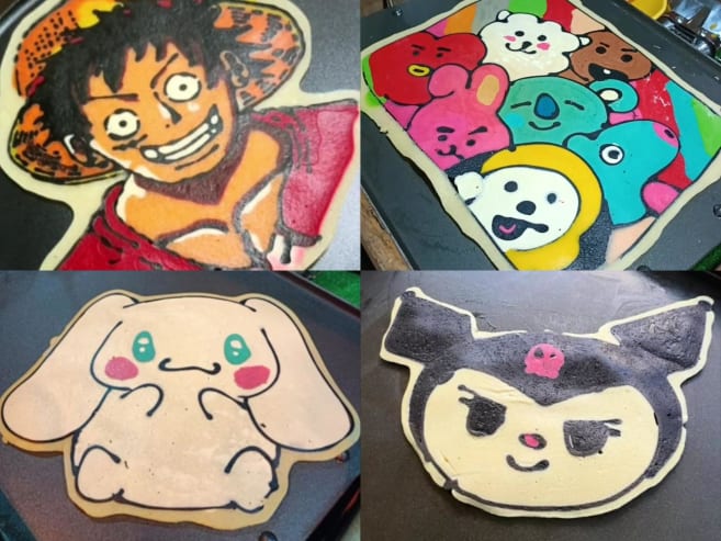 A stall in Malaysia is going viral for its cartoon pancakes, owner accepts custom requests