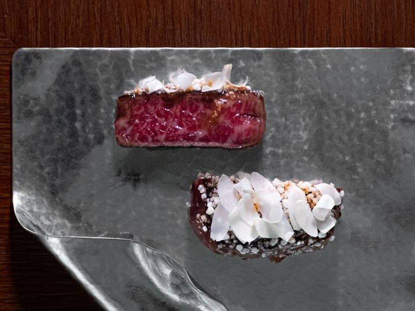 At this Singapore restaurant, diners must choose between 2 paths of flavour At this Singapore restaurant, diners must choose between 2 paths of flavour