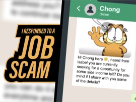 I responded to scammers offering me lucrative 'job offers'