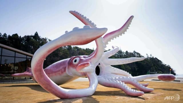 【冠状病毒19】日本小镇用冠病补贴金建造鱿鱼雕像 网民质疑