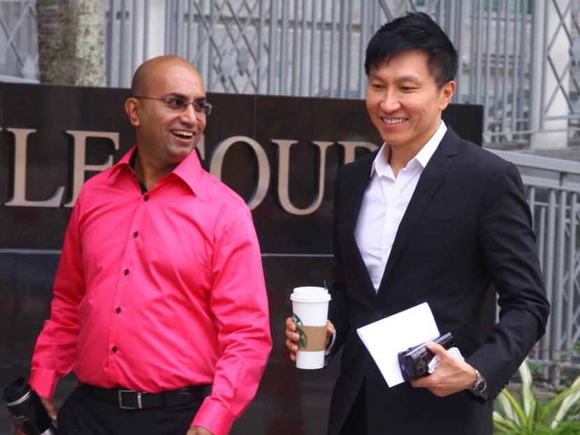 City Harvest Church trial: One of the accused, Kong Hee, arrives at the State Court on Aug 18, 2014. Photo: Ernest Chua