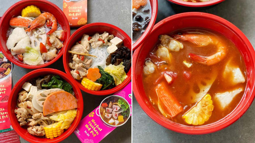 Instant $4.50 'Haidilao'-Style Tomato Soup Hotpot, No Water Or Cleaning Up Needed