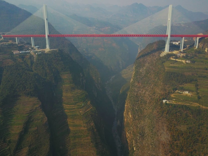 World’s highest bridge opens in China