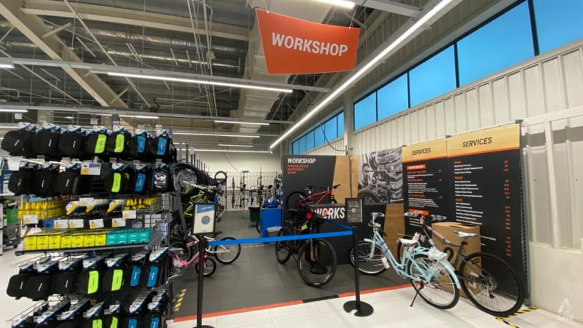 Inside An Australian Decathlon Store's Bicycle Department - The