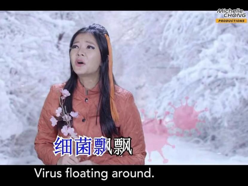 Michelle Chong's Xue Hua Piao Piao reminds you COVID-19 is 'floating around'