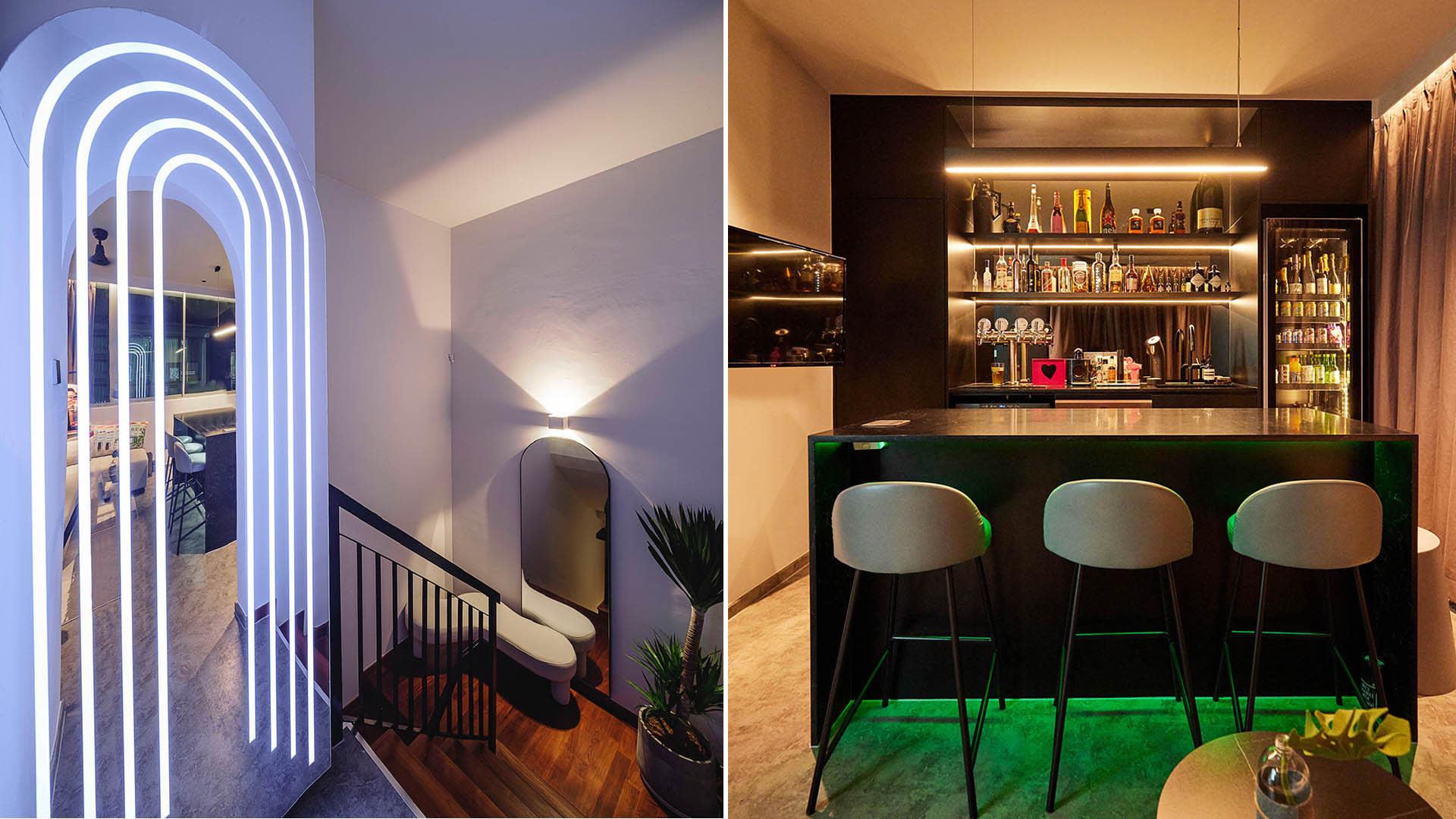 After A $130k Reno & Major Layout Changes, This Apartment’s Master Bedroom Has Been Turned Into A Home Bar