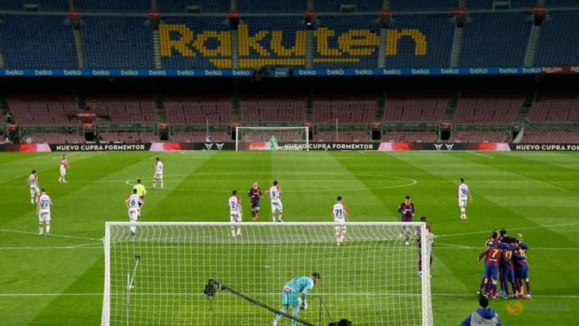 Barcelona rout Alaves to fire warning shot to PSG Barcelona rout Alaves to fire warning shot to PSG