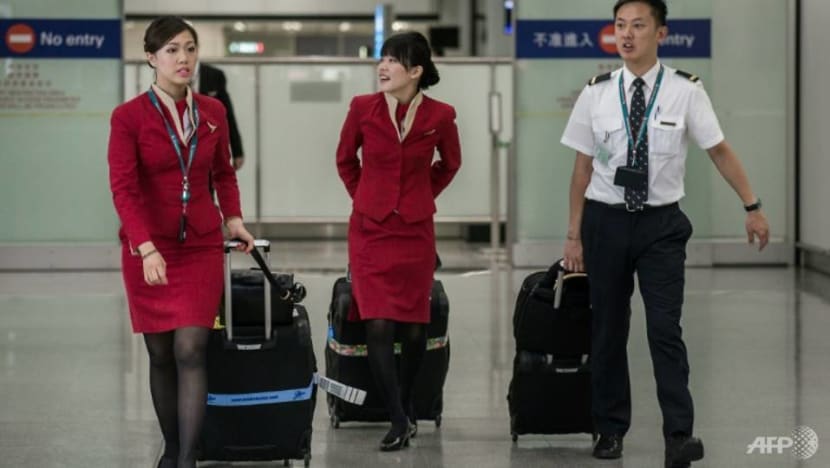 Cathay Pacific to allow cabin crew to wear masks on mainland China flights due to virus Cathay Pacific to allow cabin crew to wear masks on mainland China flights due to virus