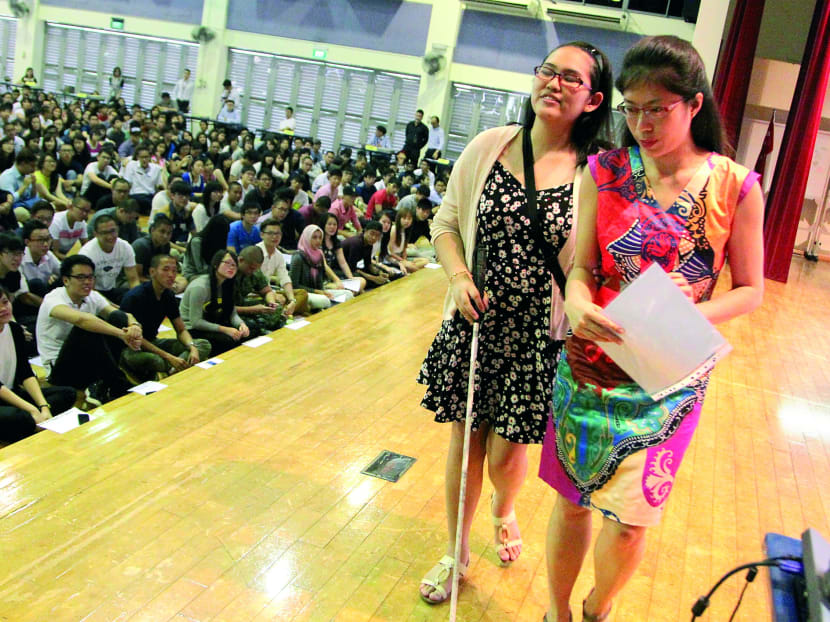 True grit: Blind student scores 3 As and 2 Bs at A-Levels