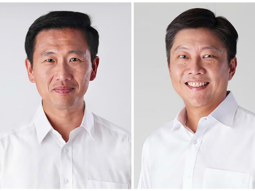 Mr Ong Ye Kung and Mr Ng Chee Meng.  Photos: PAP