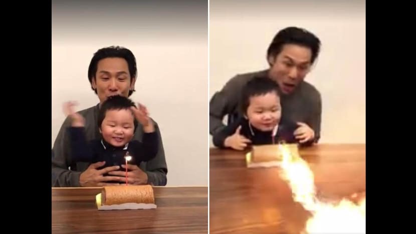 Alex To’s 2-year-old son performs a ‘magic trick'